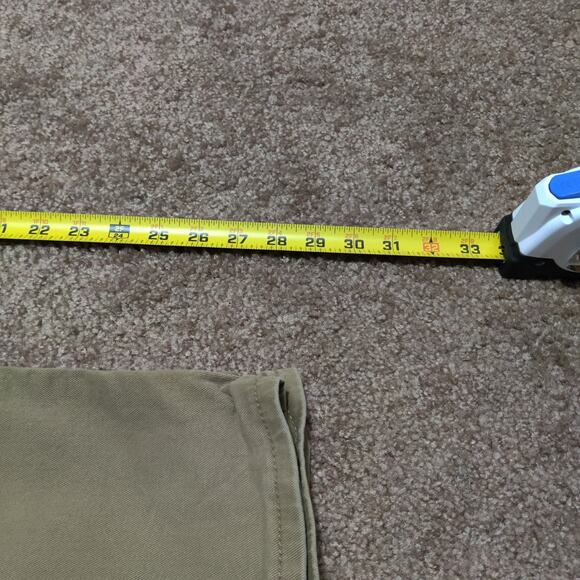 Levi's 513 Slim Straight Jeans Men's 32 x 29 Beige / Tan / Khaki Red Tab - Picture 8 of 8